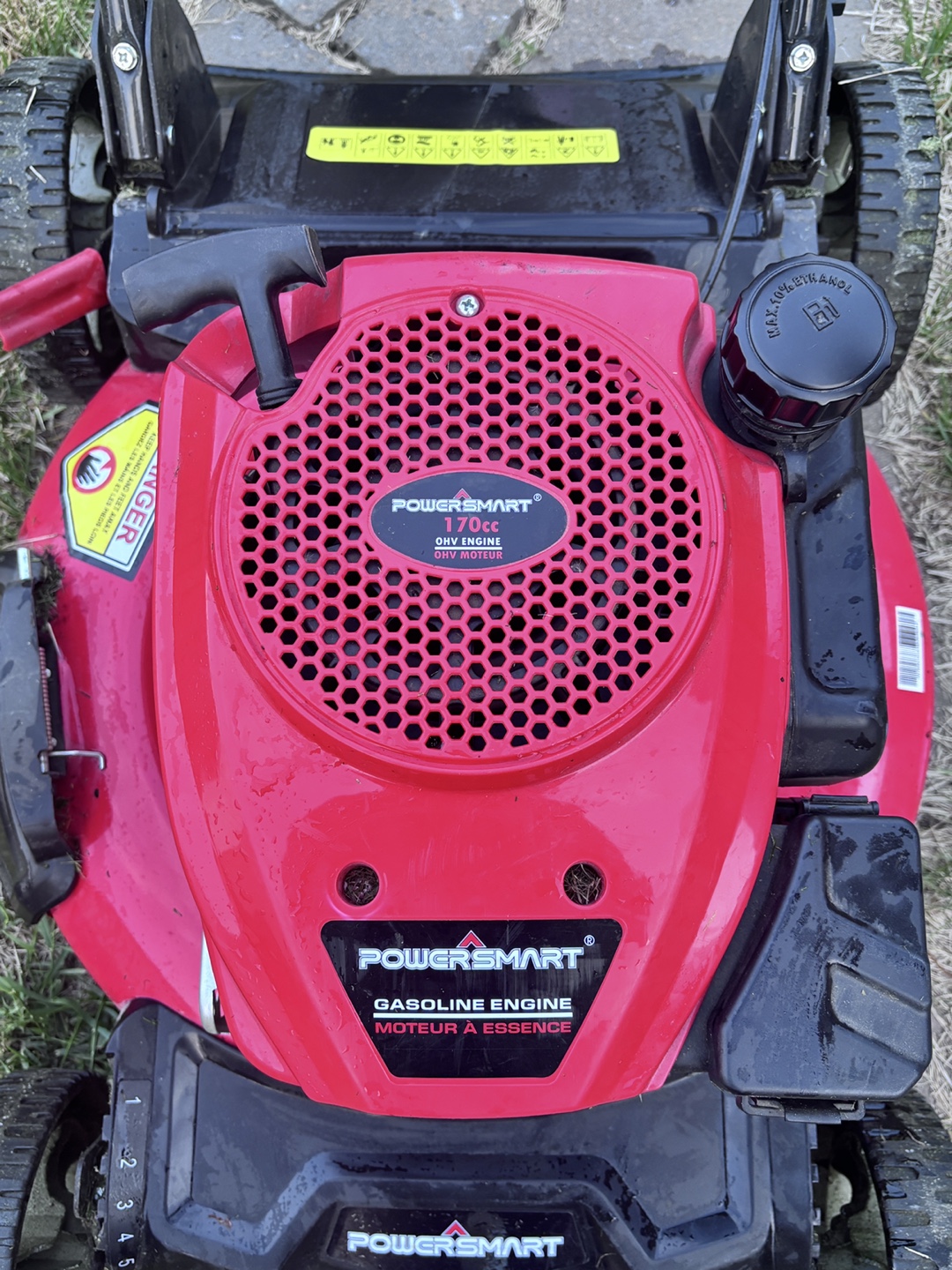 PowerSmart Red Lawn Mower