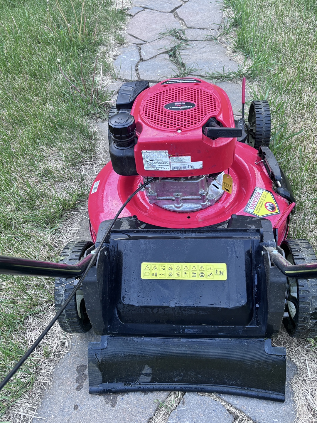 PowerSmart Red Lawn Mower - photo 4