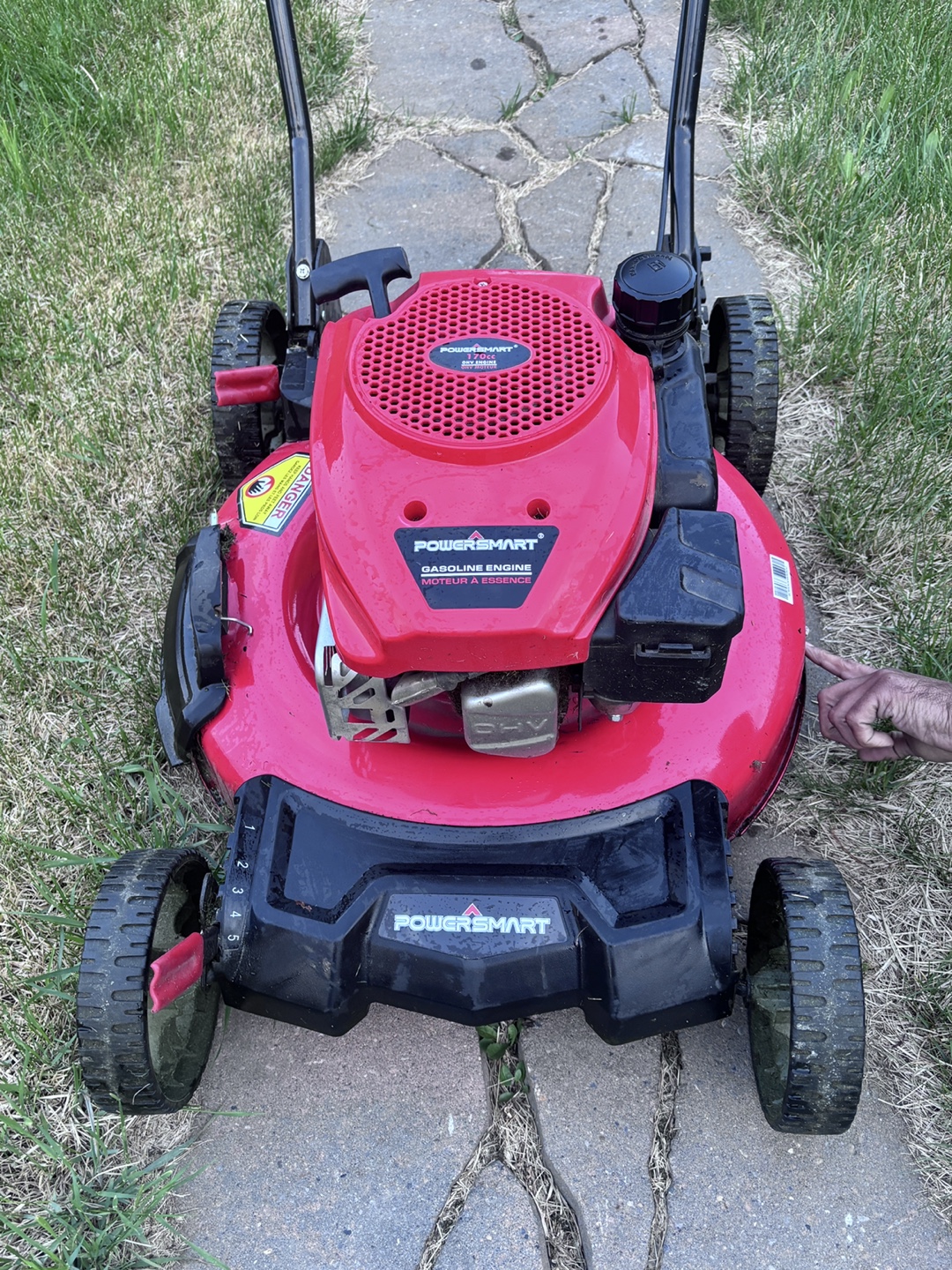 PowerSmart Red Lawn Mower - photo 2