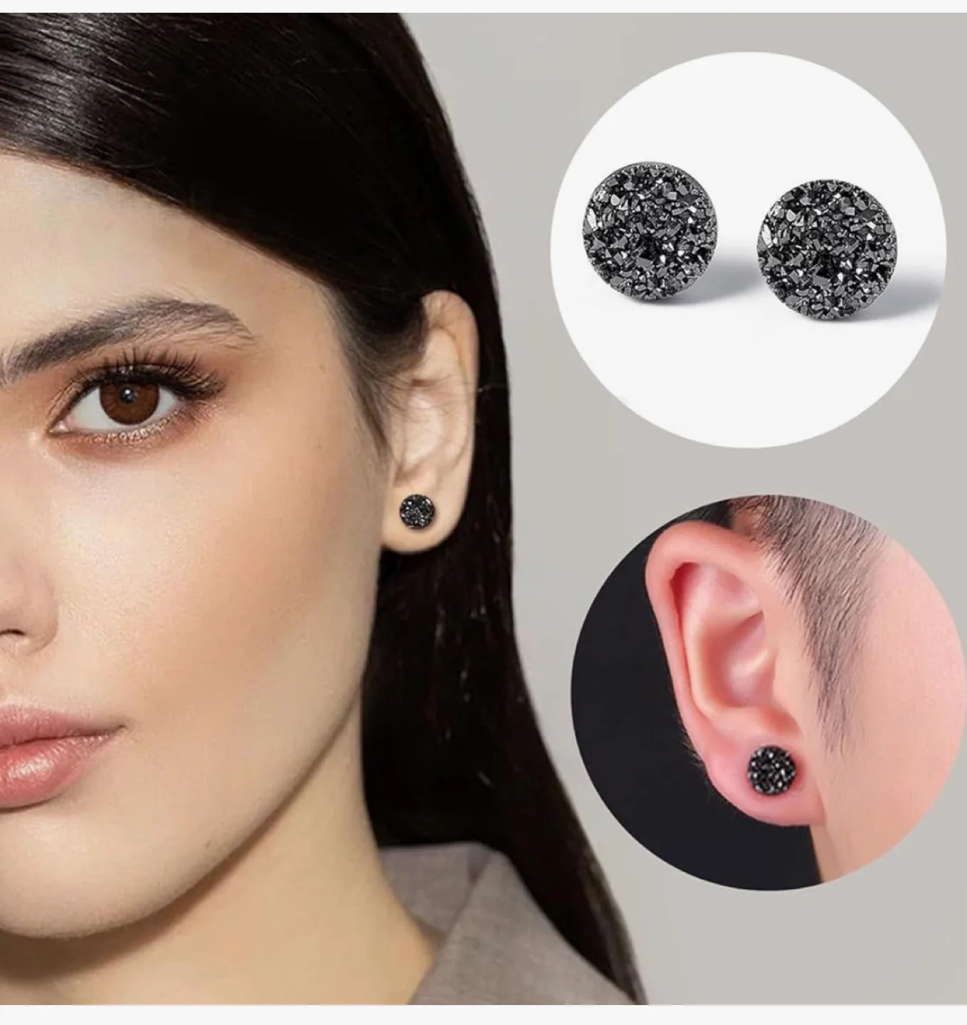Druzy Magnetic Earrings! thumbnail