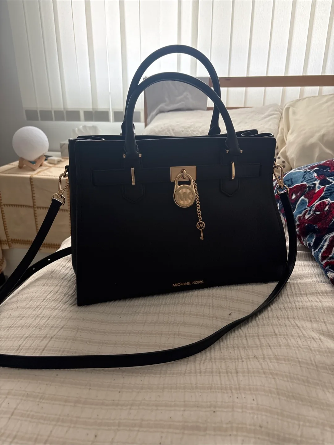 Michael Kors Black Satchel Bag thumbnail