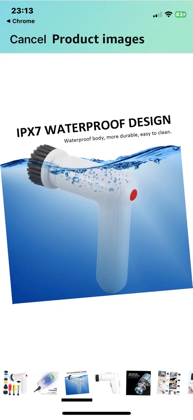 Electric Spin Scrubber Power Scrubber image indicator(3)