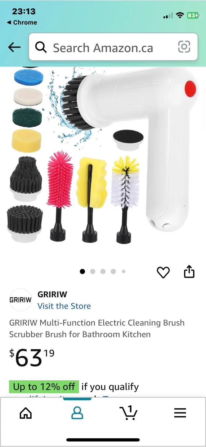 Electric Spin Scrubber Power Scrubber image indicator(9)