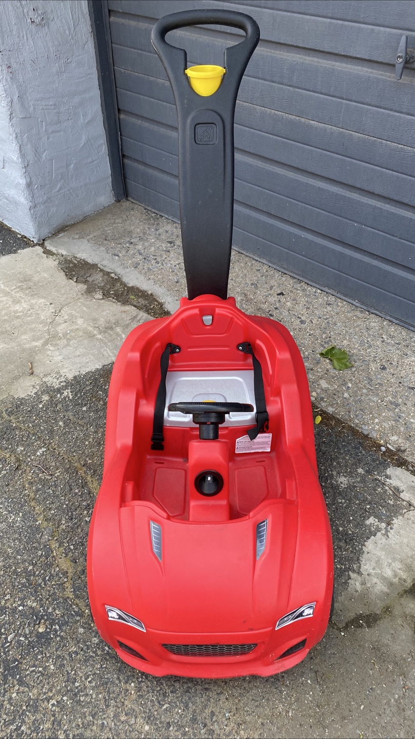 Red Ride-On Car
