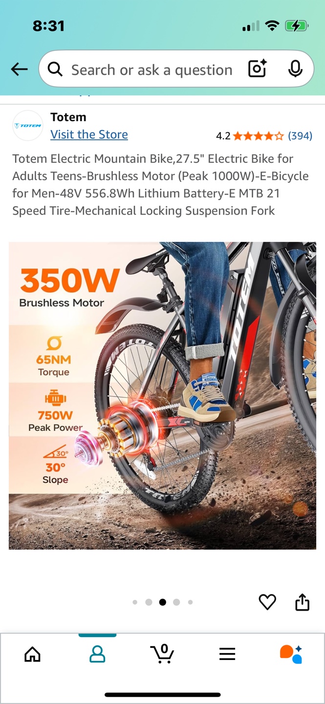 Totem Electric Mountain Bike with Accessories - photo 5