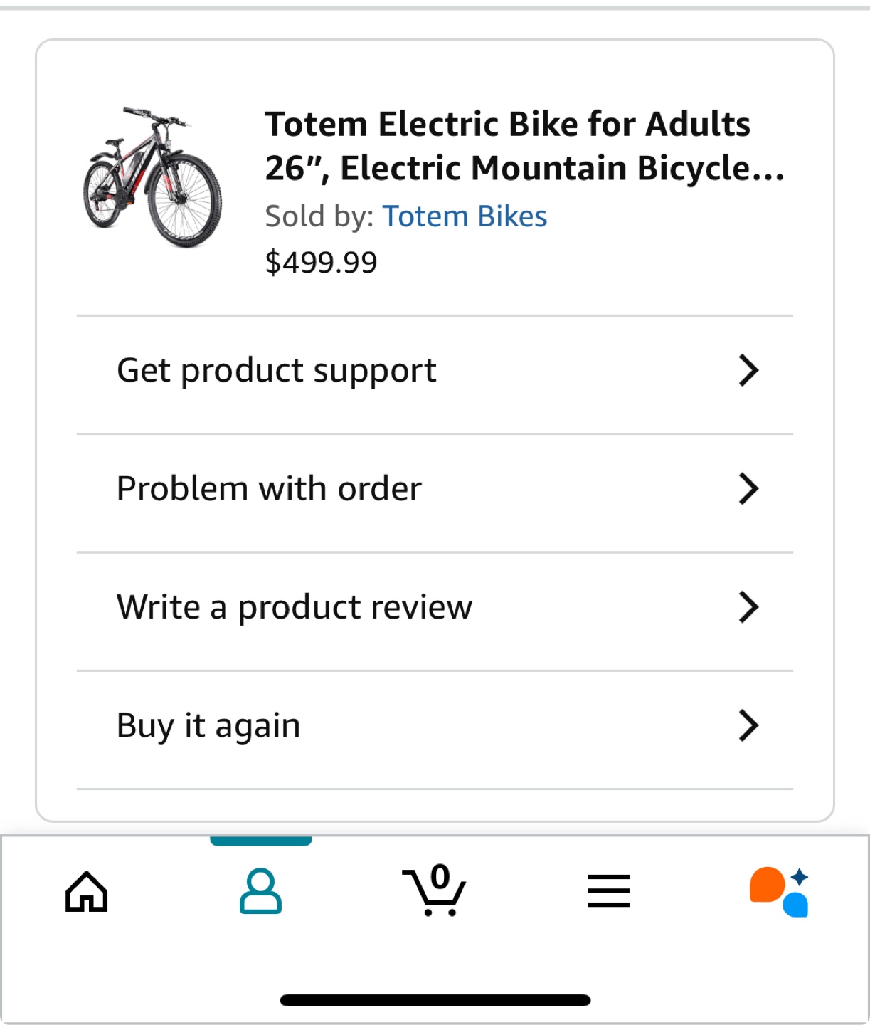 Totem Electric Mountain Bike with Accessories