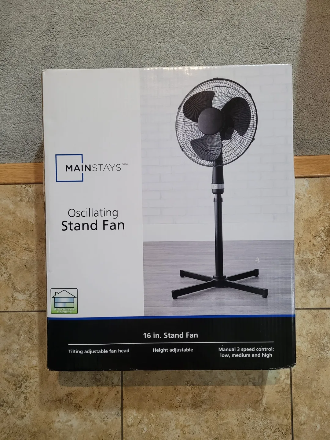 MAINSTAYS Oscillating Stand Fan located in Leduc thumbnail