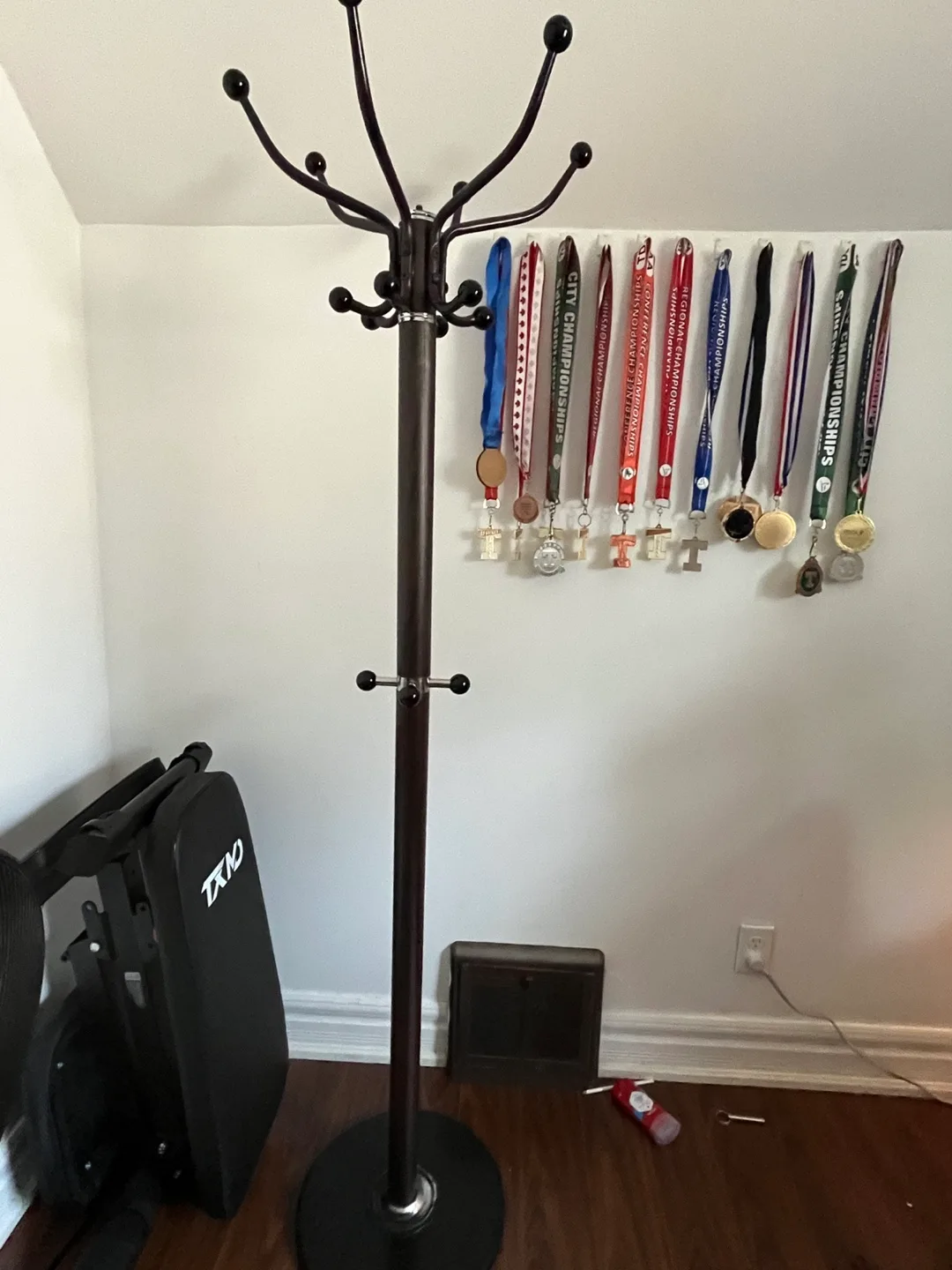Dark Brown Coat Rack thumbnail