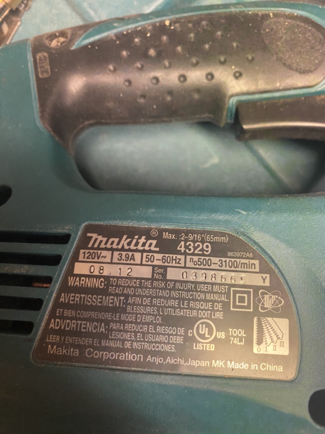 Makita Jigsaw with Case - photo 3