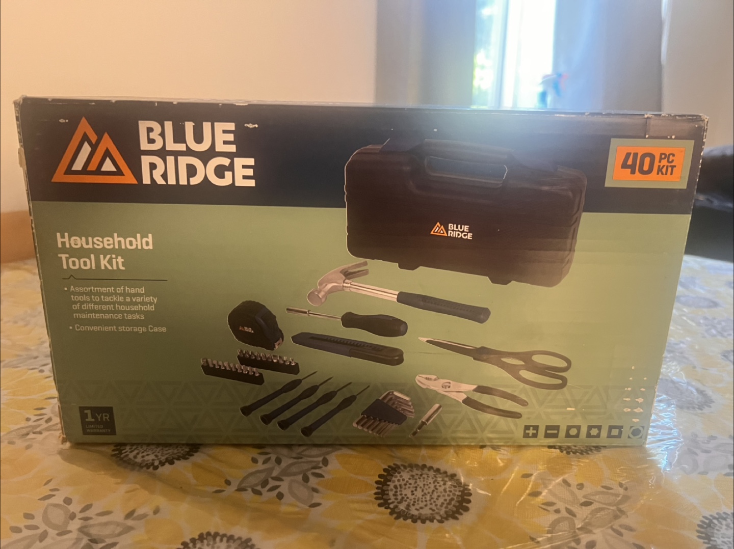 Blue Ridge 40-Piece Household Tool Kit
