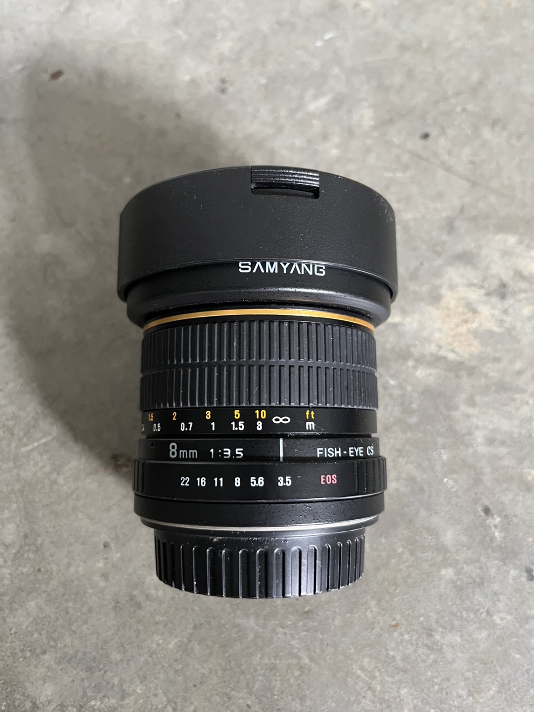 Samyang 8mm f/3.5 Fish-Eye CS Lens