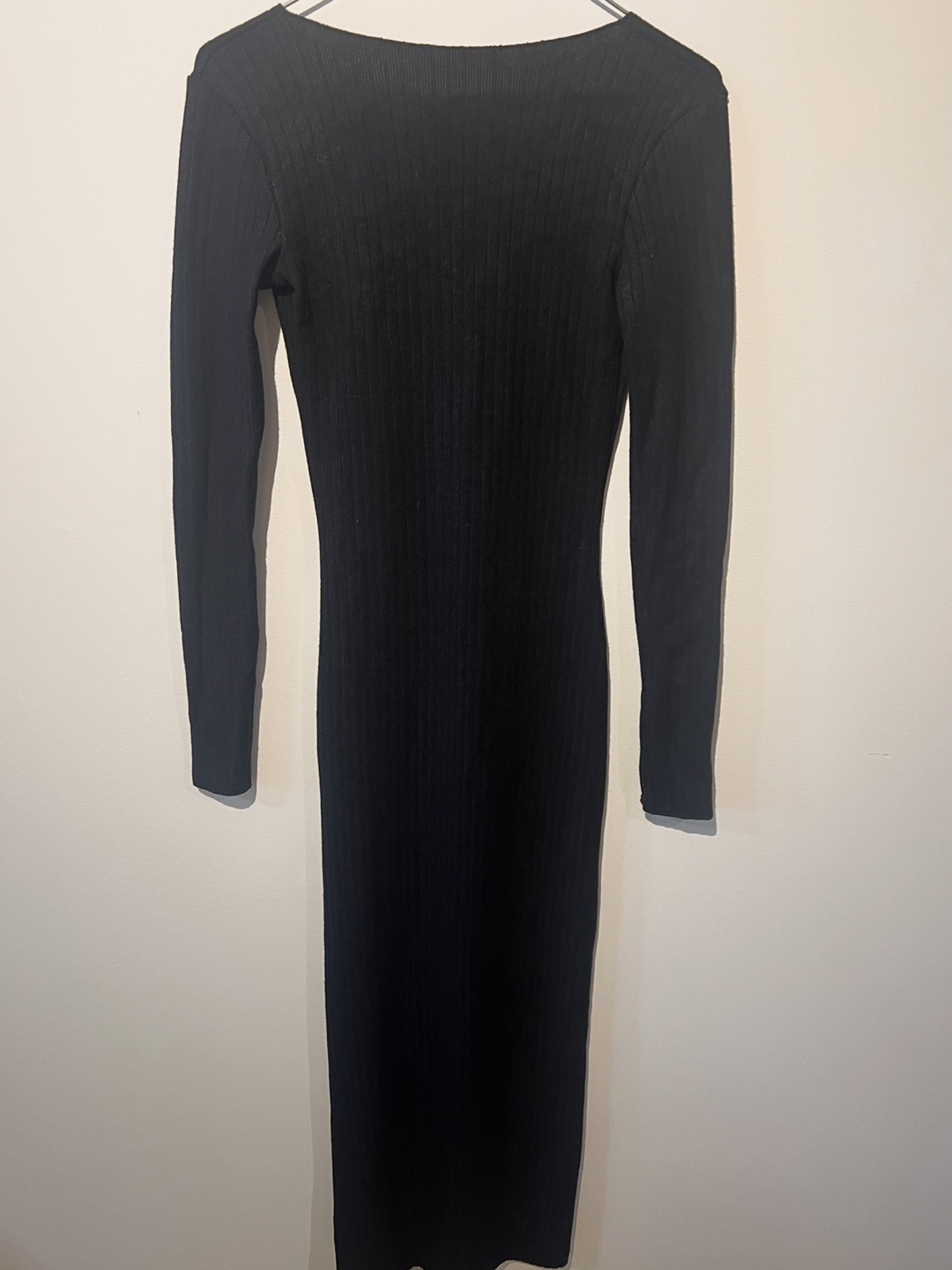 Zara Black Ribbed Dress - photo 4