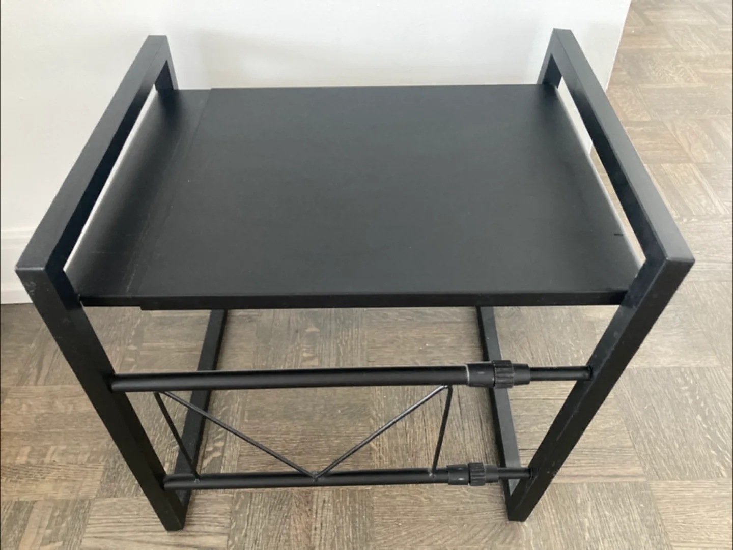 Black Metal Side Table thumbnail