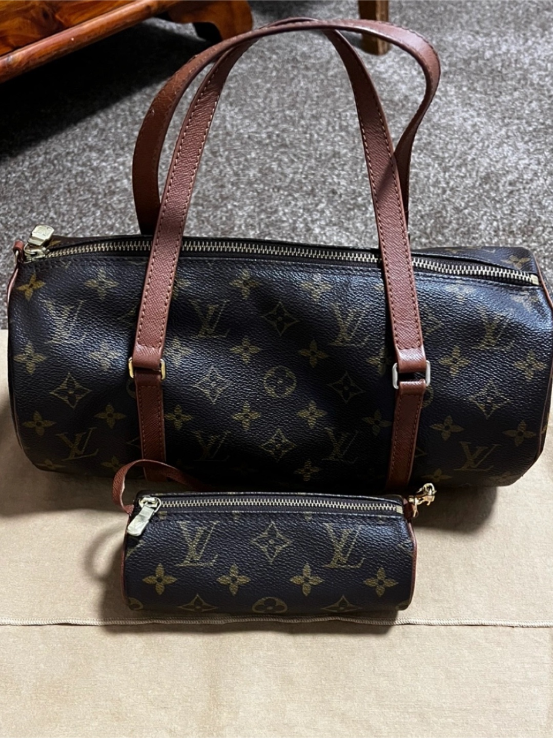 Louis Vuitton papillon 30 & Mini Pochette Set