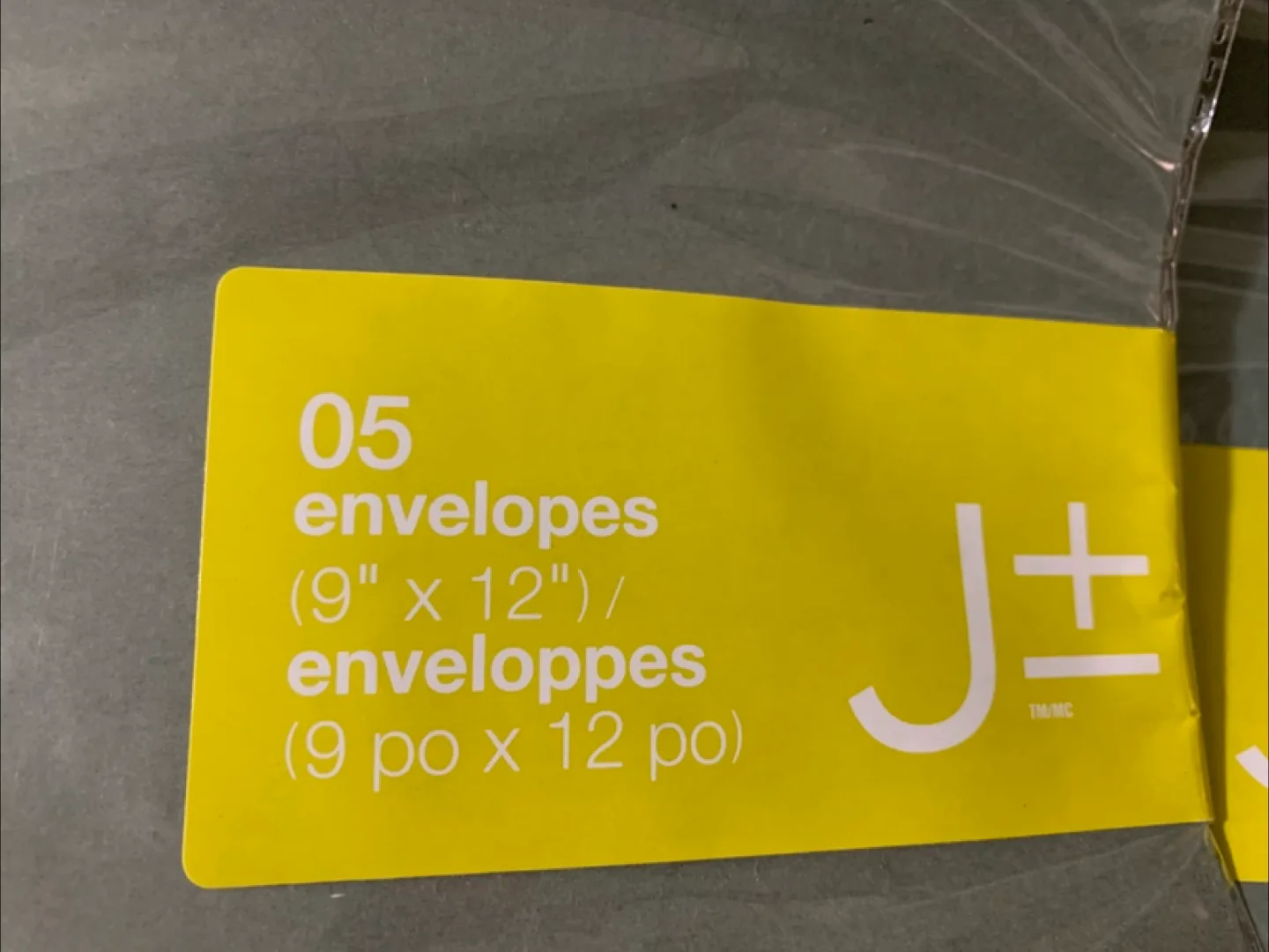 New Grey Envelopes,19”x 12”,(5 pcs) thumbnail