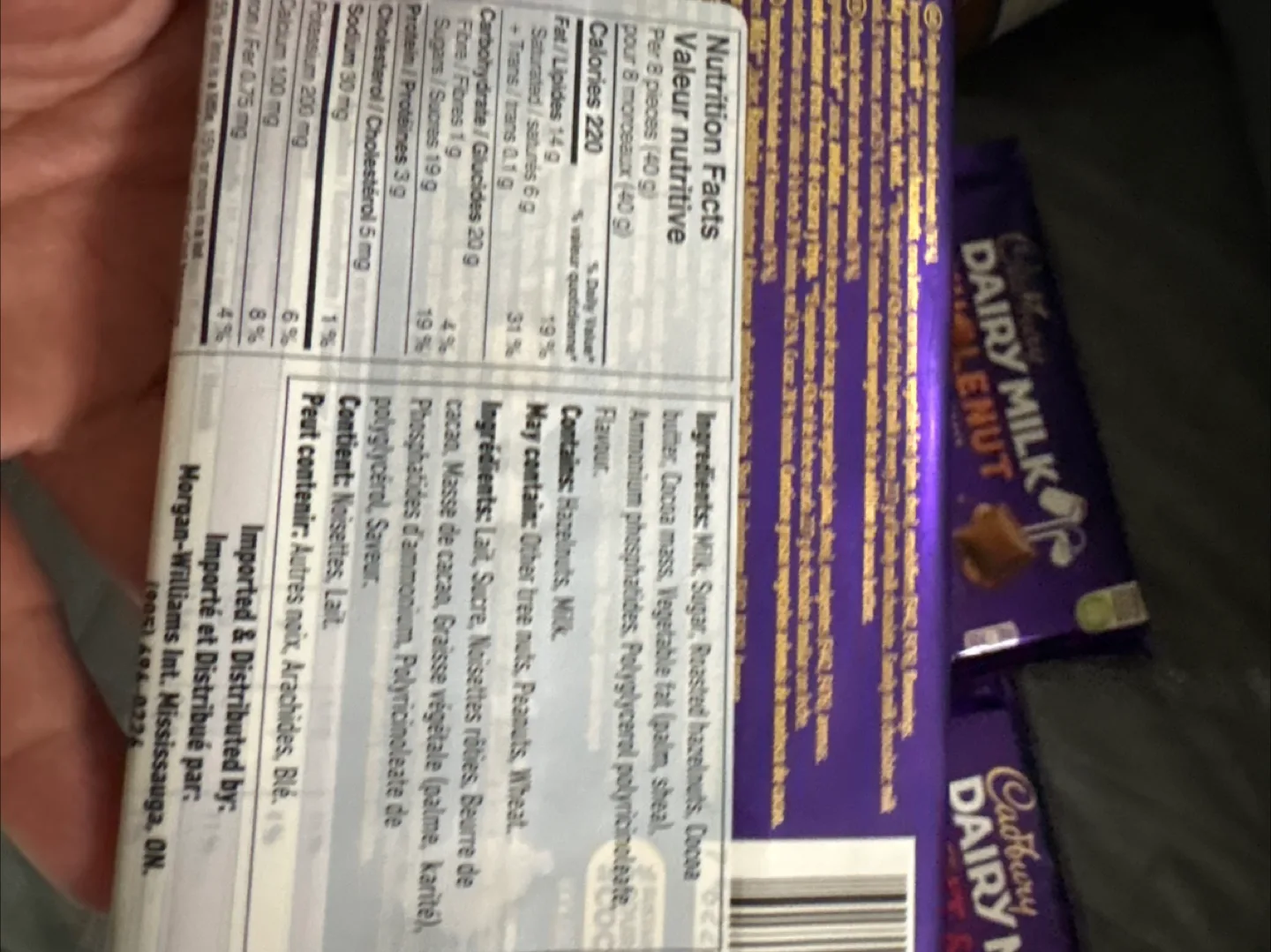 Five  Cadbury Chocolate Bars 180g image indicator(6)