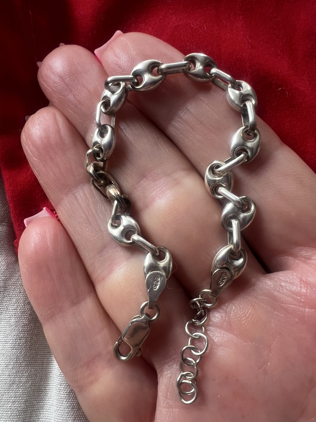 New 925 Italian silver bracelet