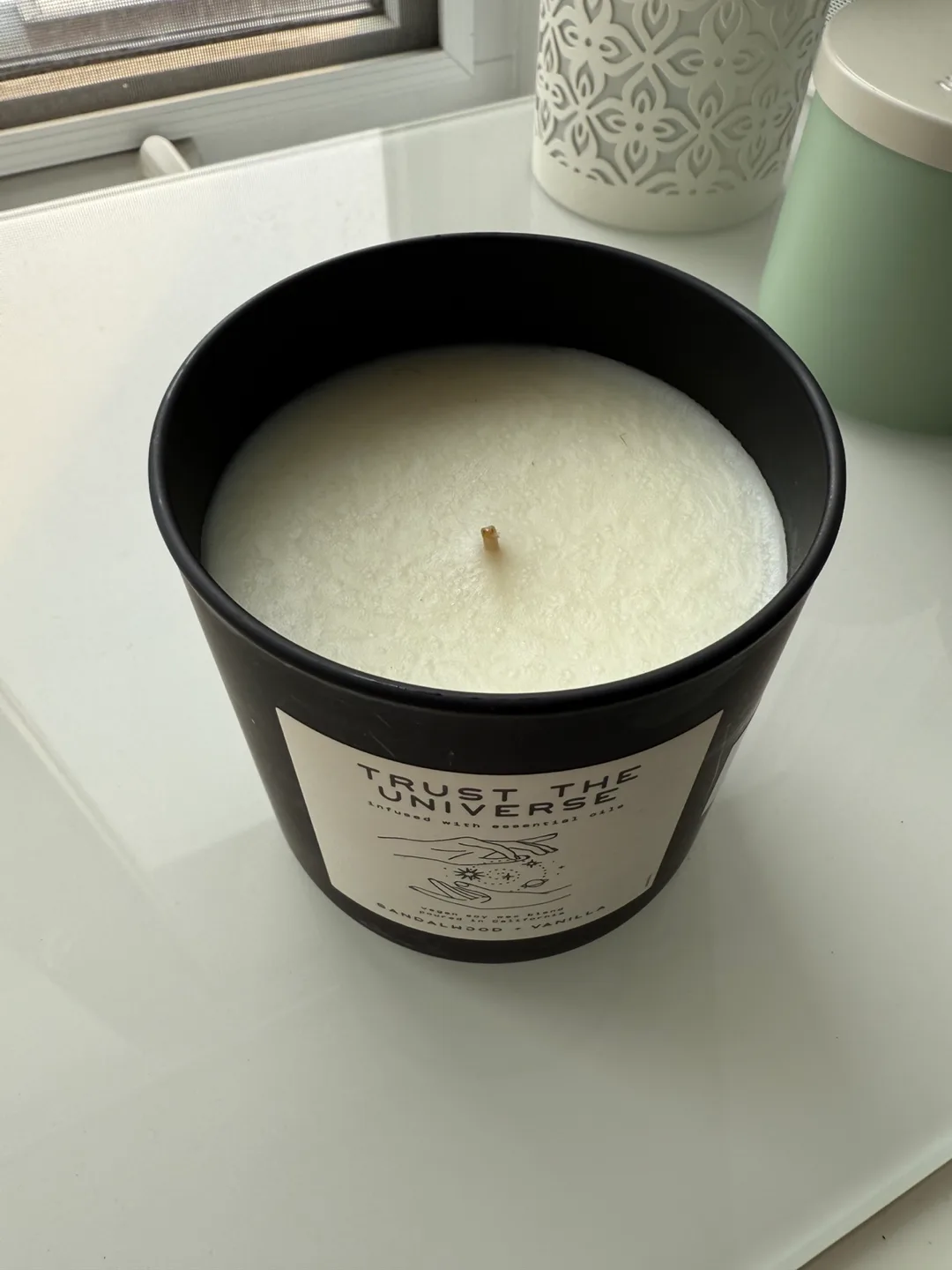14.5oz Trust The Universe Candle image indicator(2)