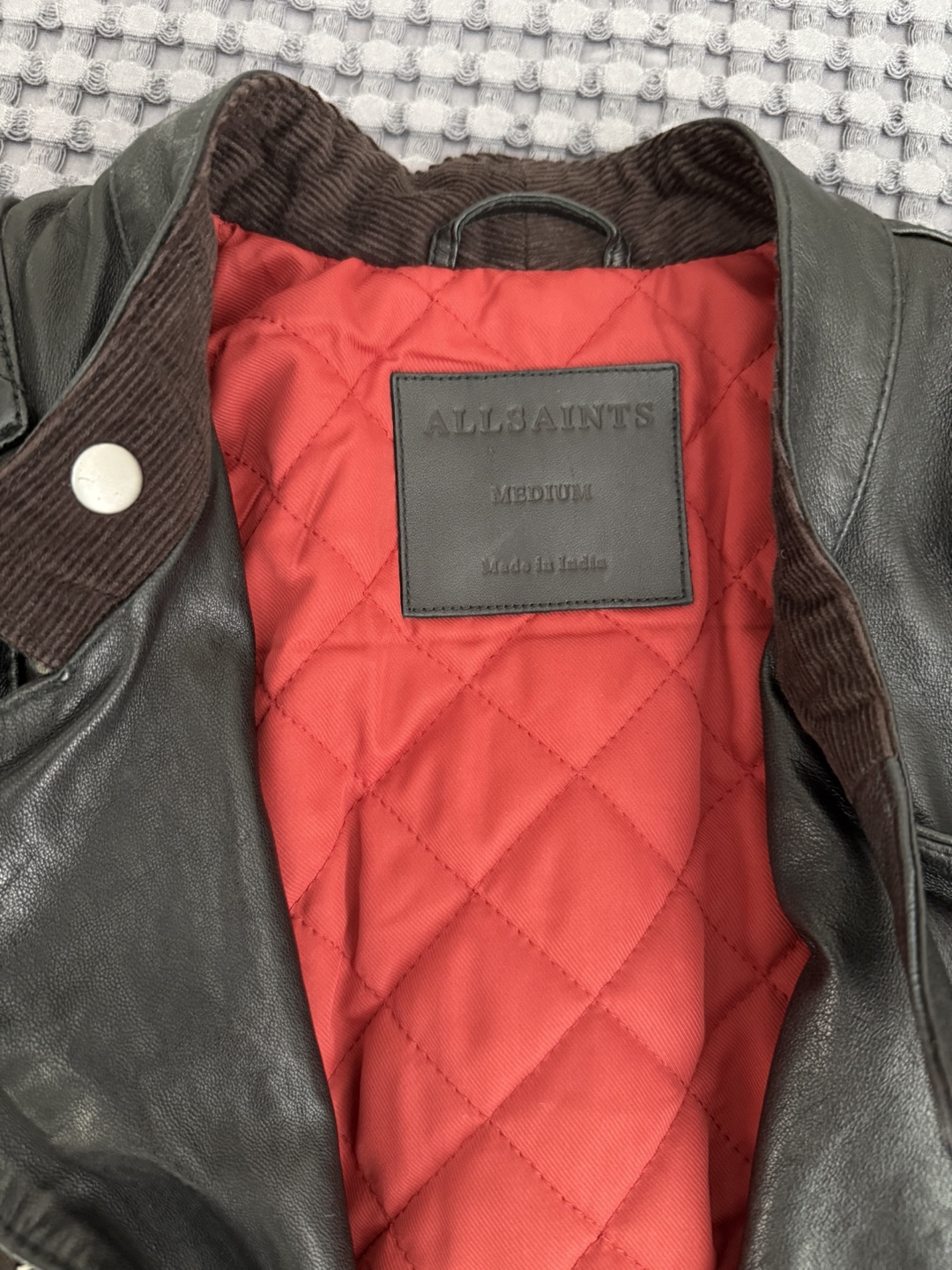 ALLSAINTS Black Leather Biker Jacket - photo 3