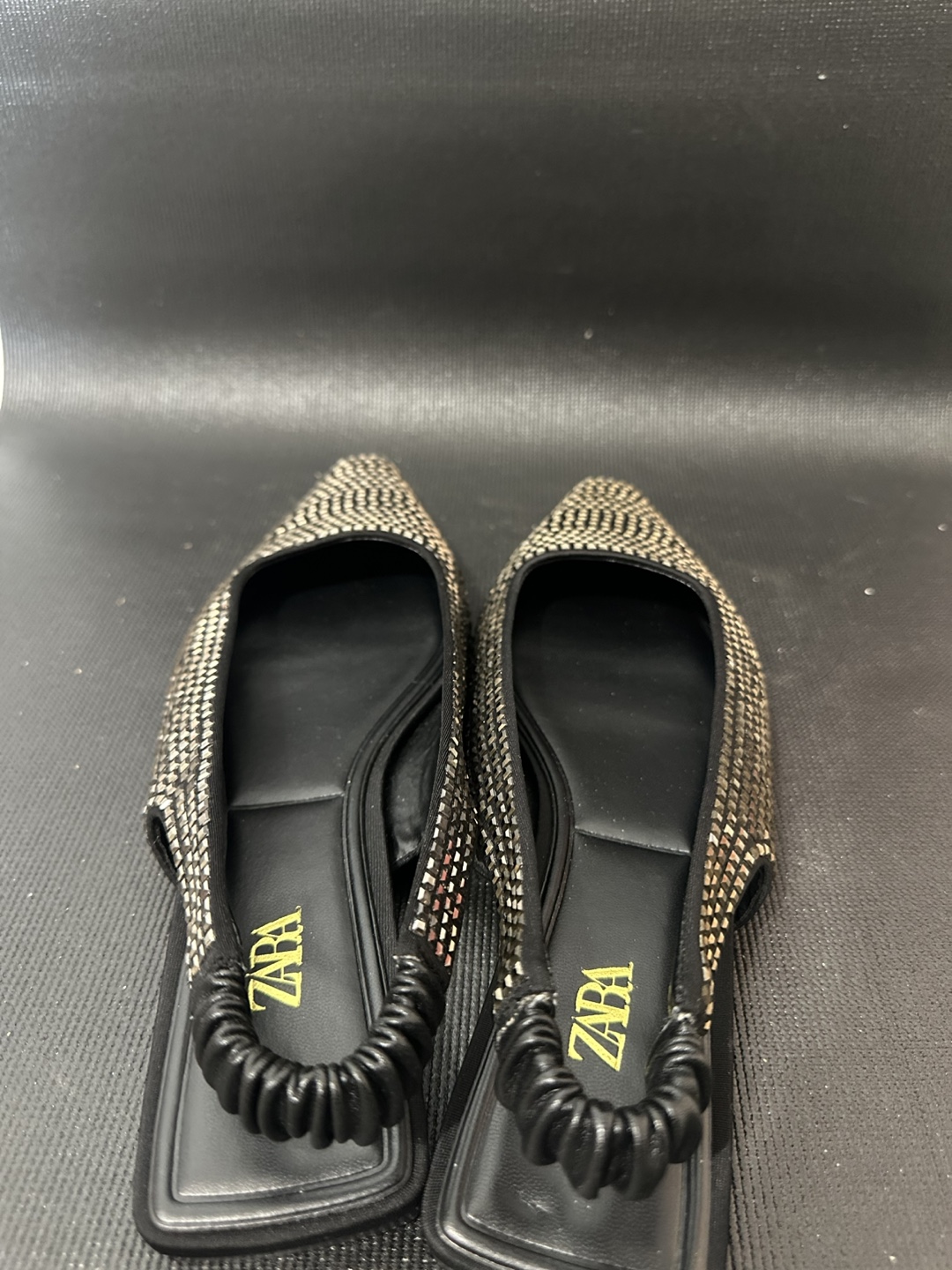 Zara Rhinestone Slingback Flats - photo 2