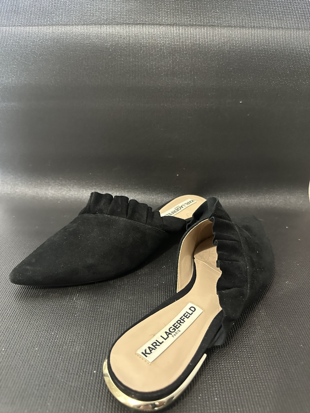KARL LAGERFELD Black Slip-on Shoes - photo 2