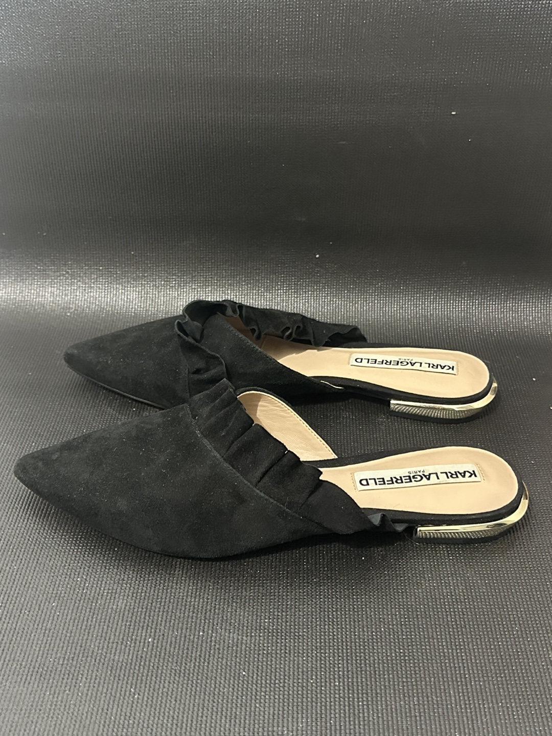 KARL LAGERFELD Black Slip-on Shoes - photo 4