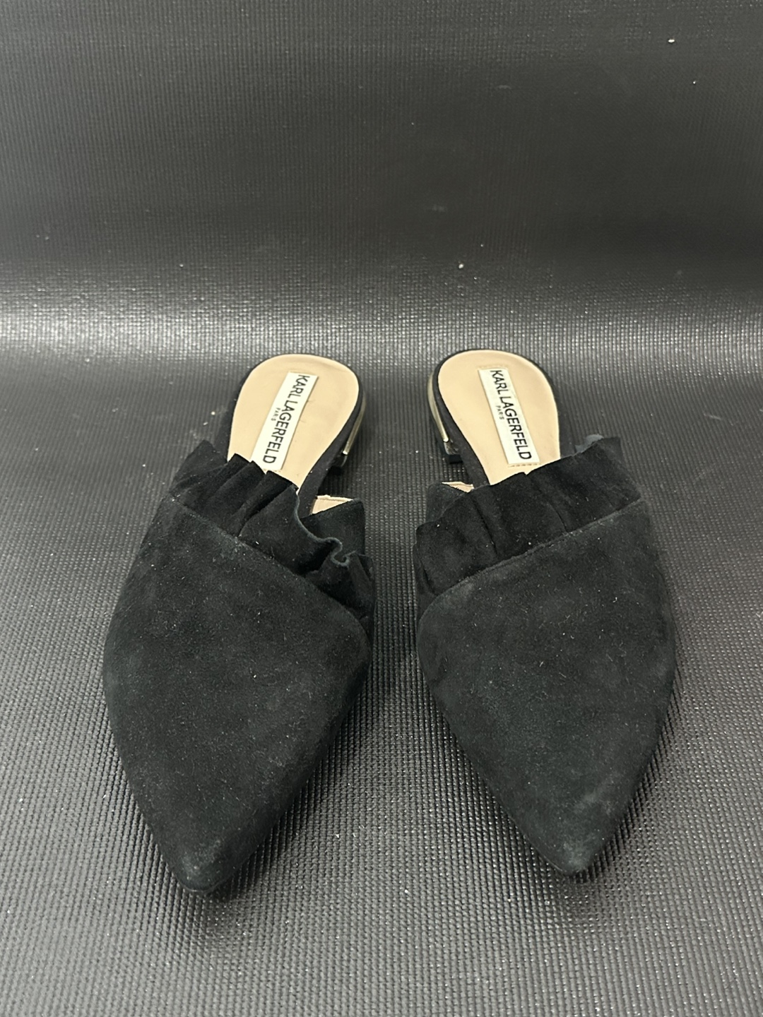 KARL LAGERFELD Black Slip-on Shoes - photo 3