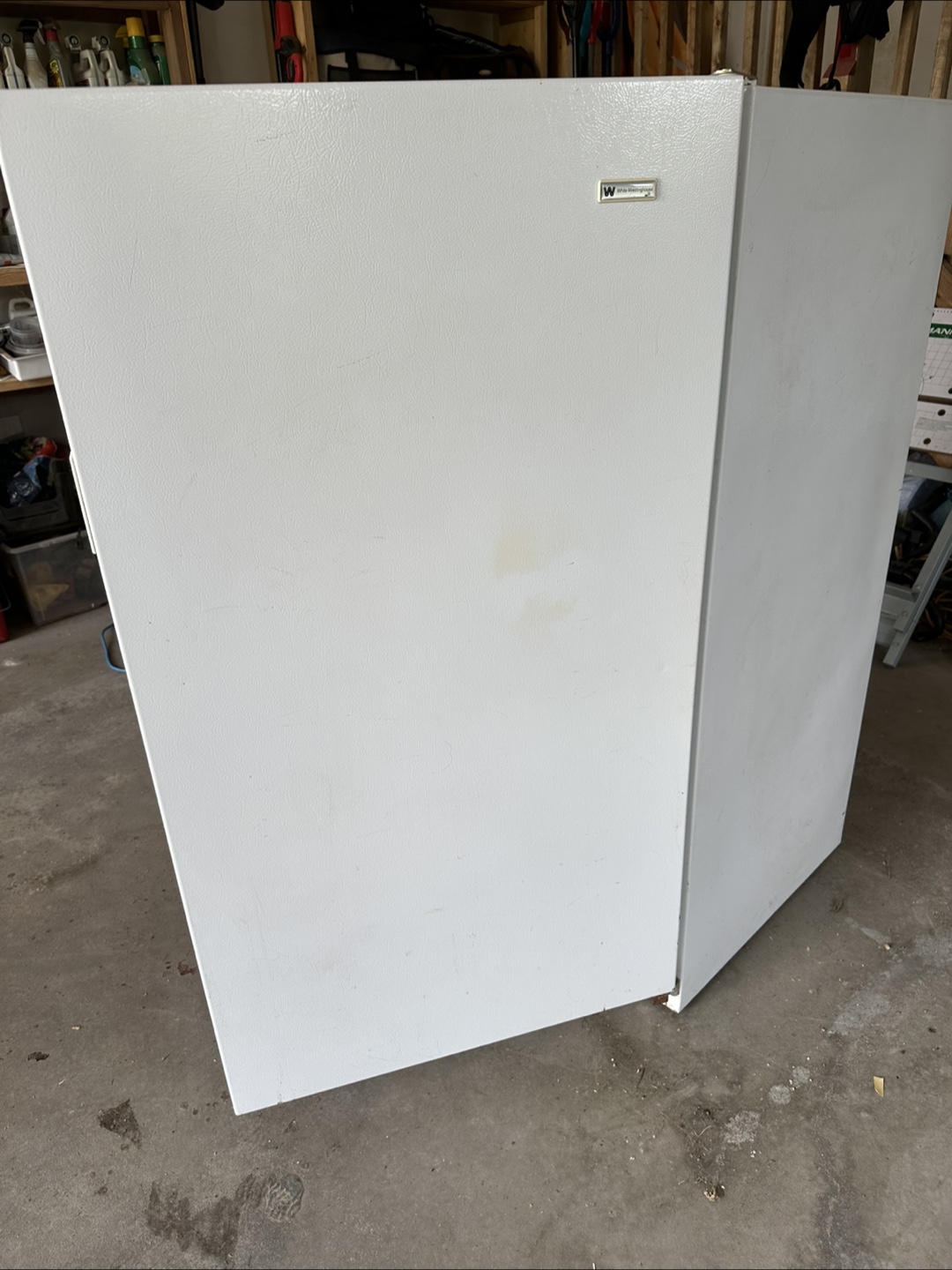 Standing White Westinghouse Freezer - photo 3