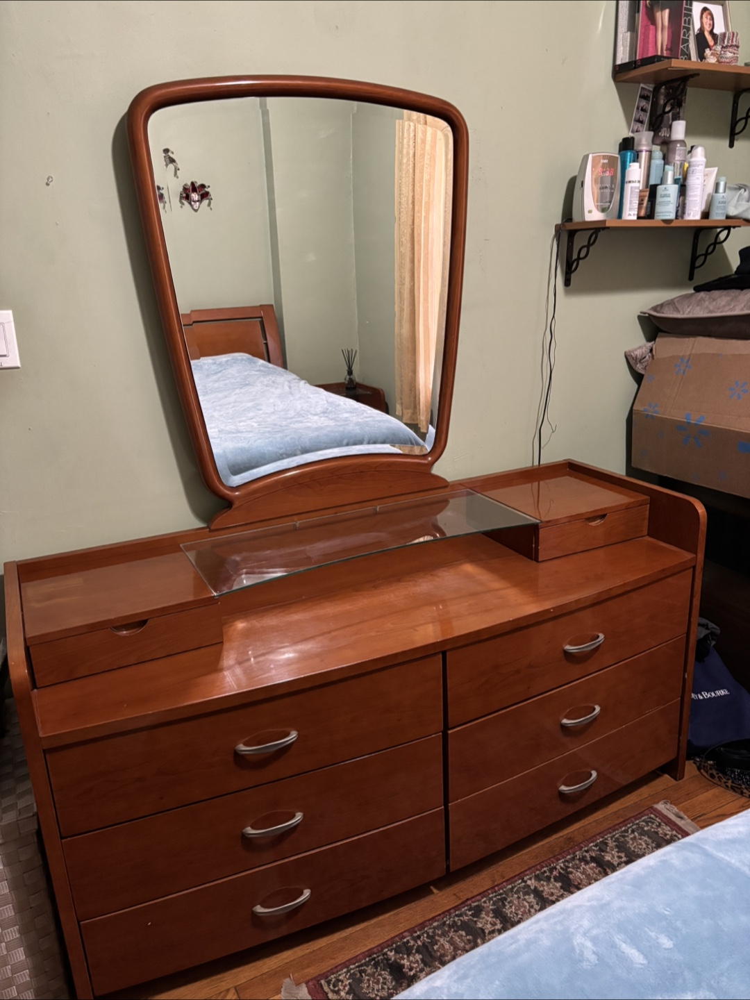 Modern Dresser and Mirror - Vanity
