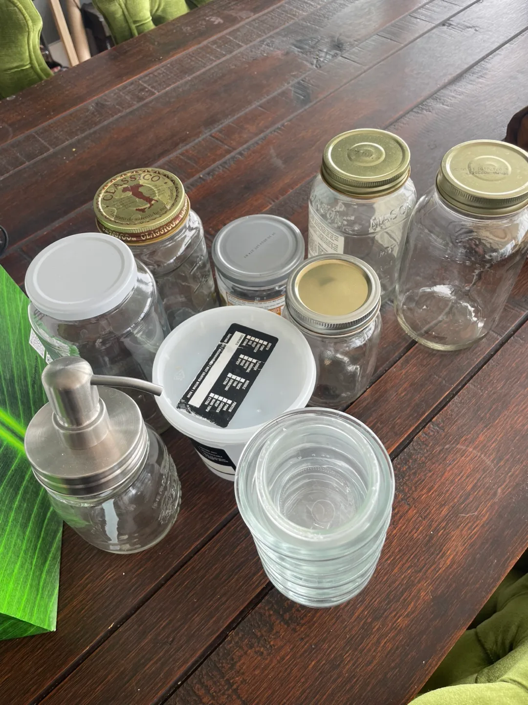 Assortment of Glass Jars and Accessories image indicator(2)