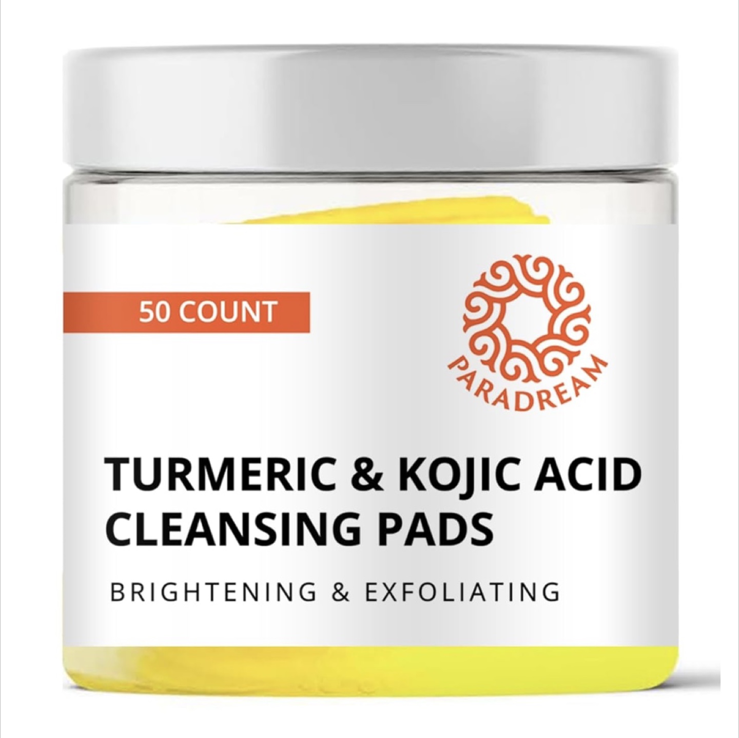 NEW Paradream Turmeric Kojic Exfoliating Face Cleansing Pads 50 - photo 2