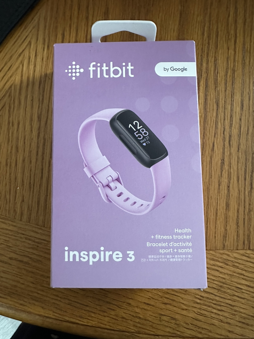 Fitbit Inspire 3 Fitness Tracker - Black/Lilac