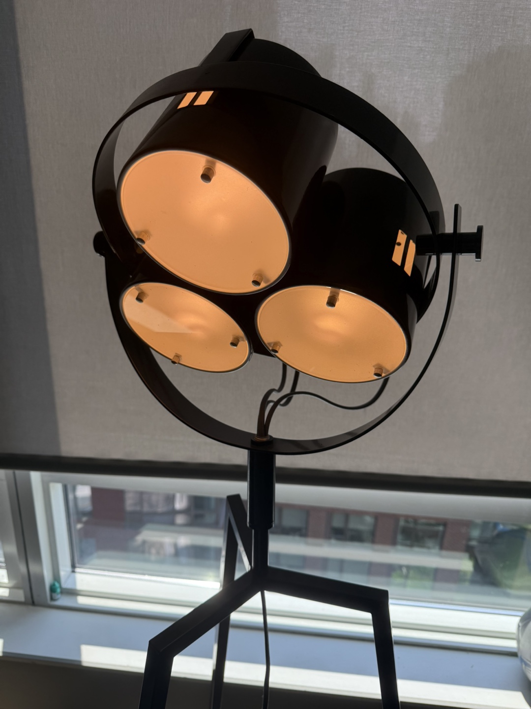 Industrial Tripod Floor Lamp - photo 2