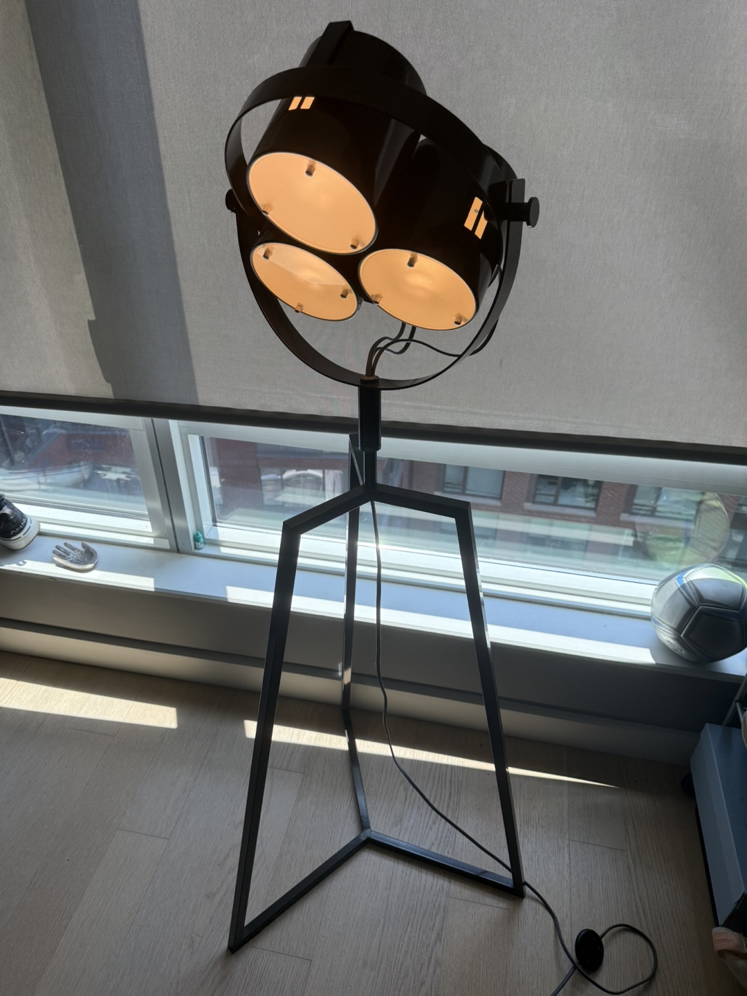 Industrial Tripod Floor Lamp