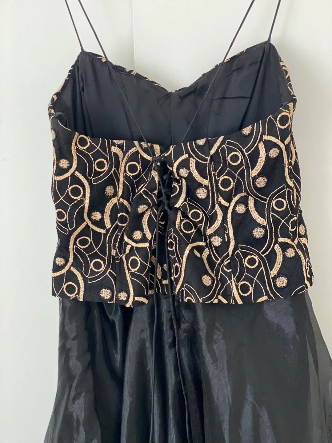 Woman’s Vintage Black Formal Dress OBO image indicator(5)