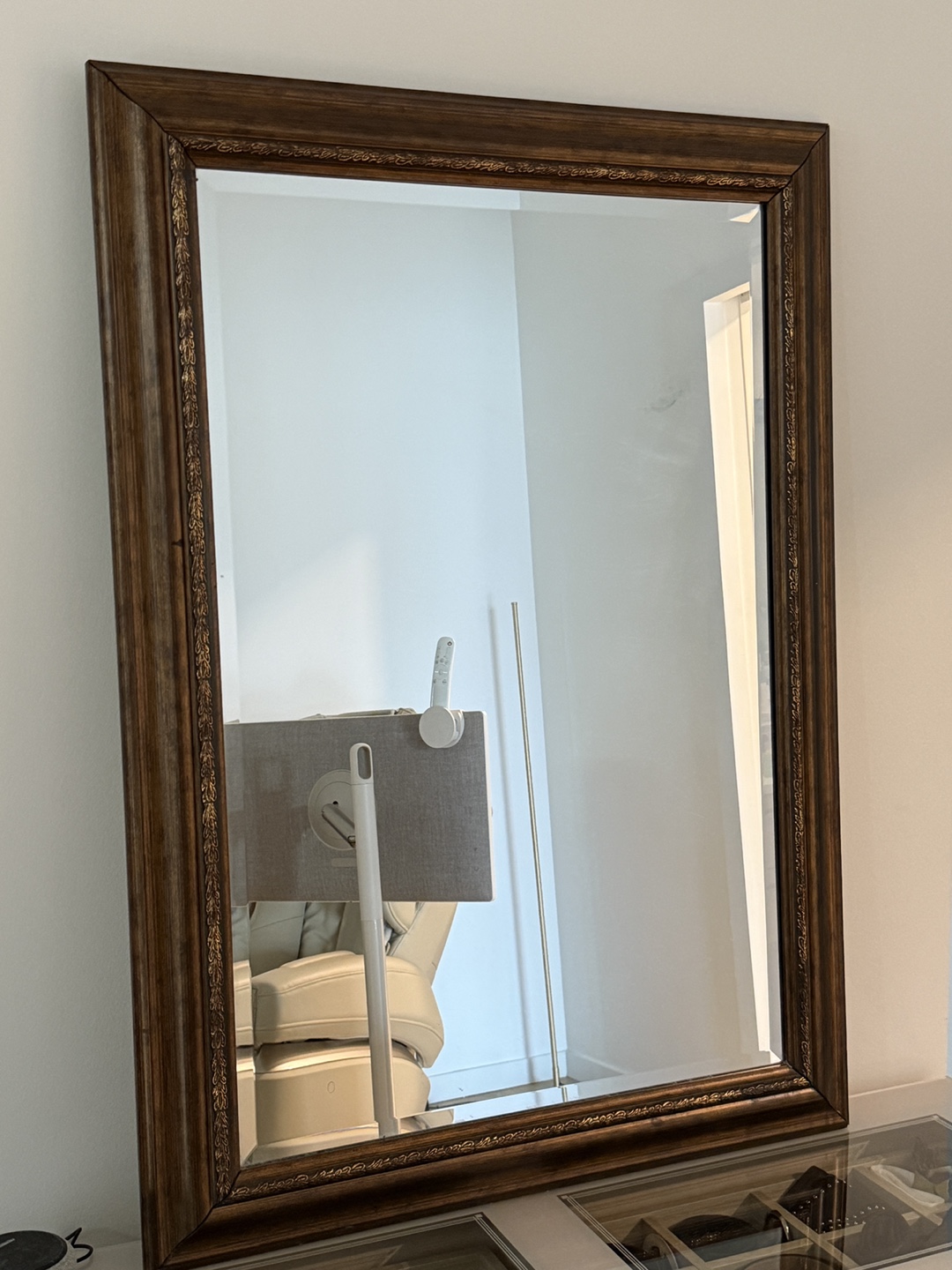 Vintage-Style Rectangular Mirror