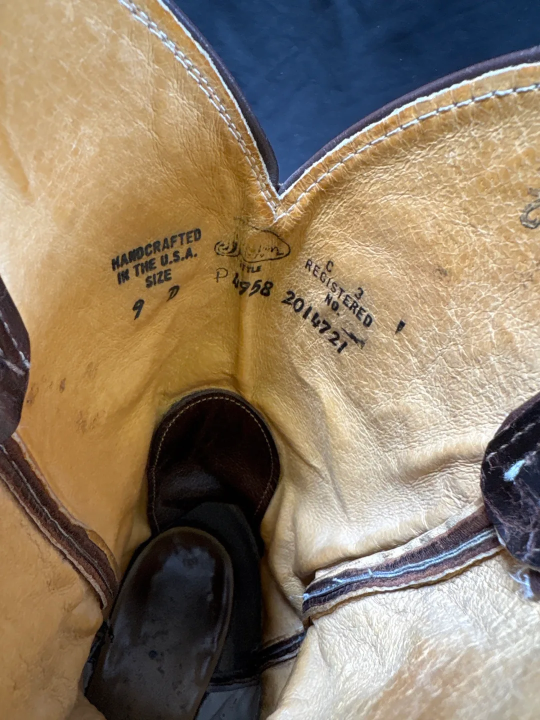Brown Leather Cowboy Boots image indicator(7)