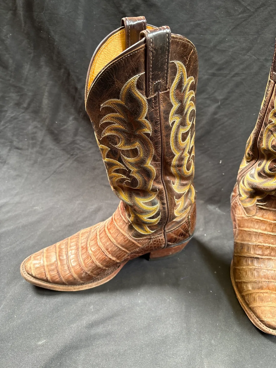 Brown Leather Cowboy Boots image indicator(3)