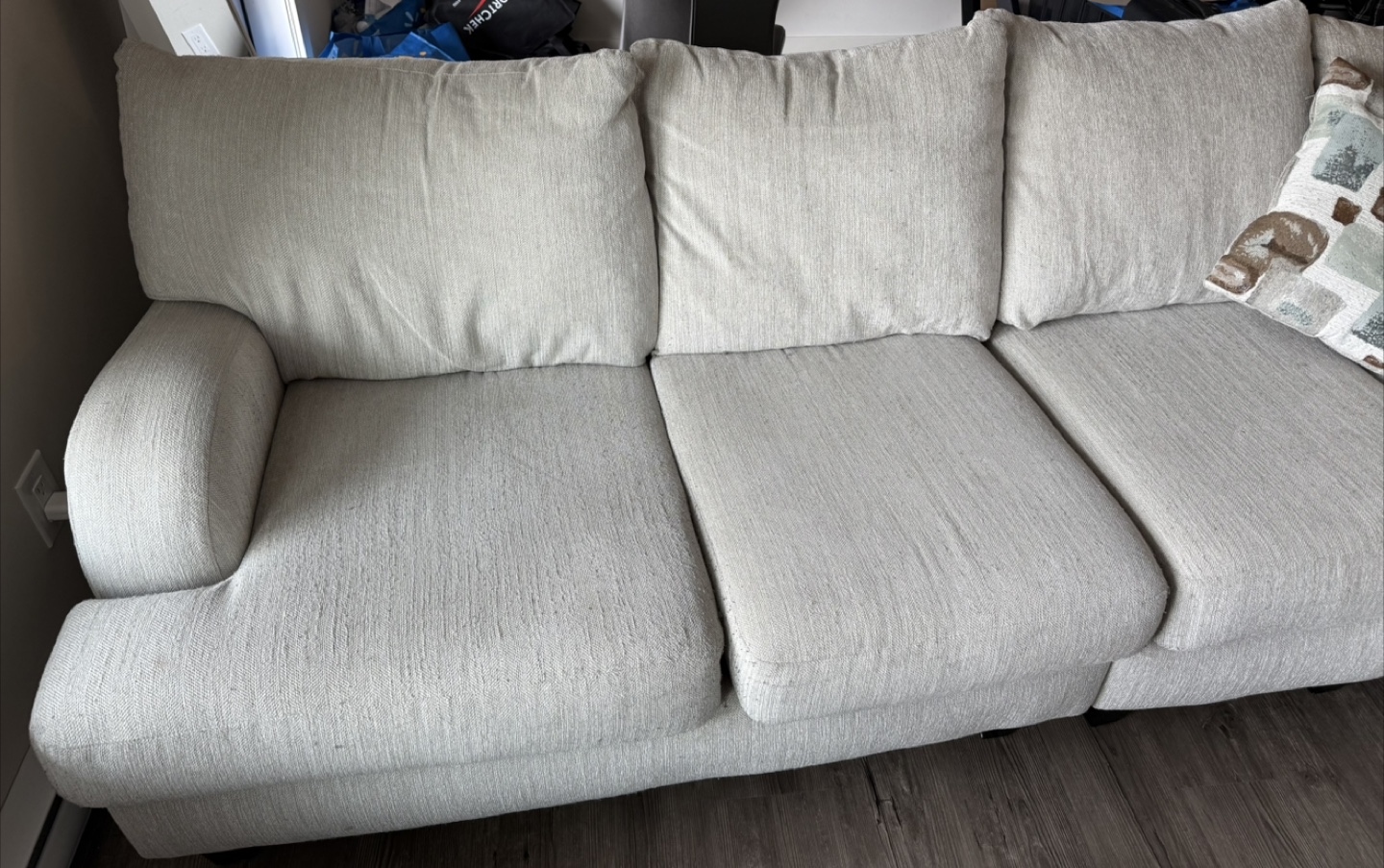 Sectional Sofa with Pillows - photo 2