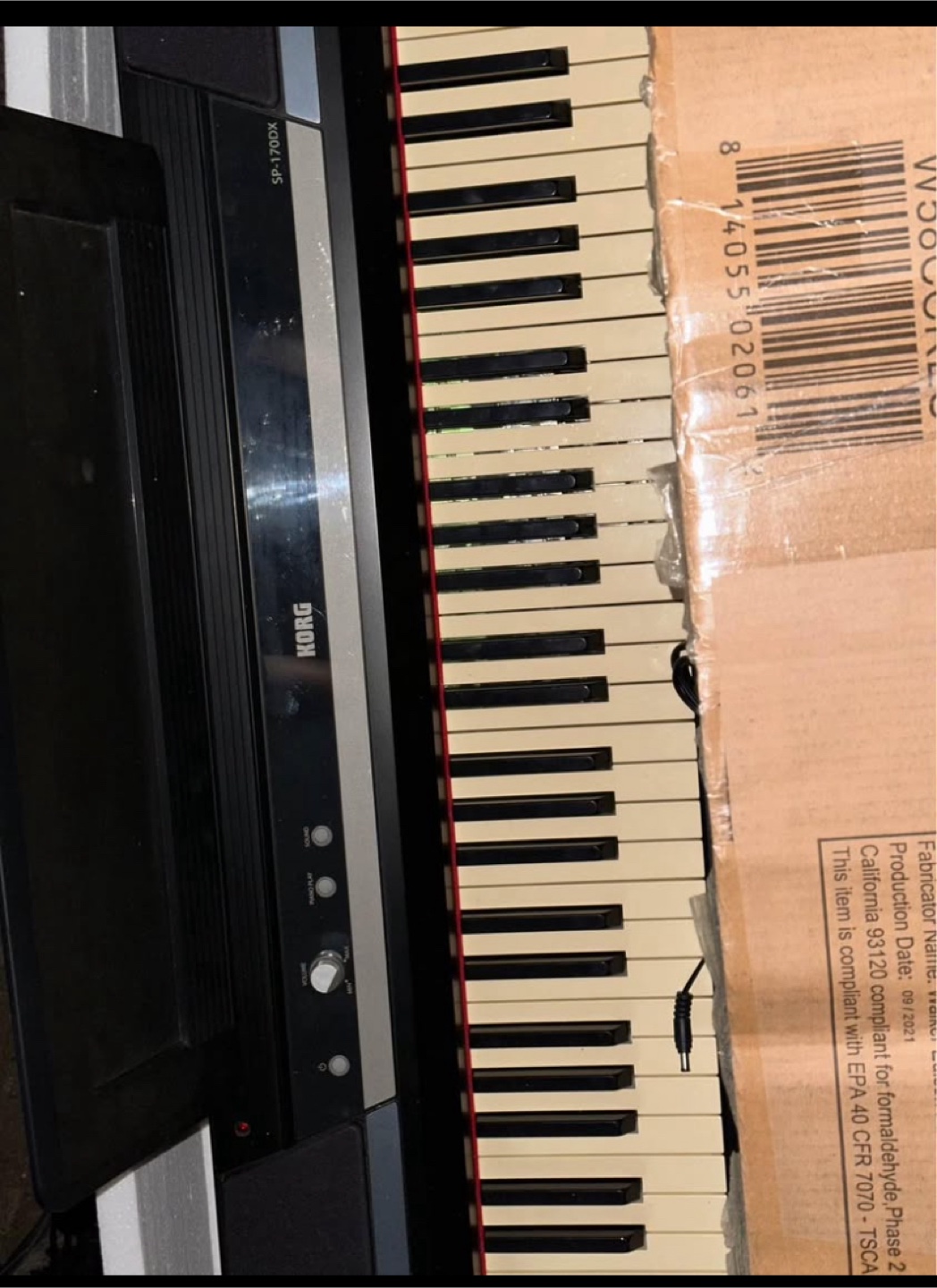 KORG | SP-170DX Digital Piano with stand, Pedal & Adapter - photo 2