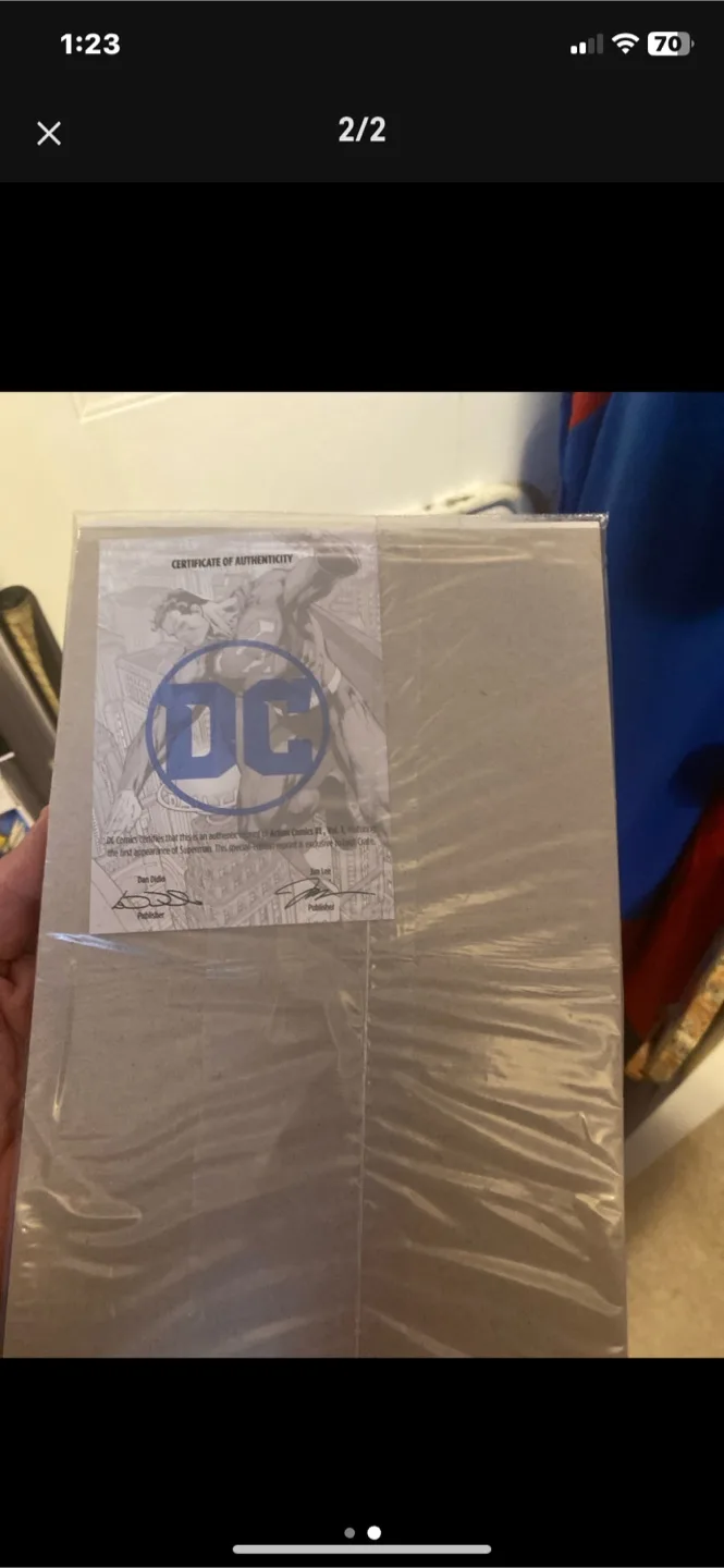 Action Comics No. 1 June 1938 Reproduction image indicator(2)