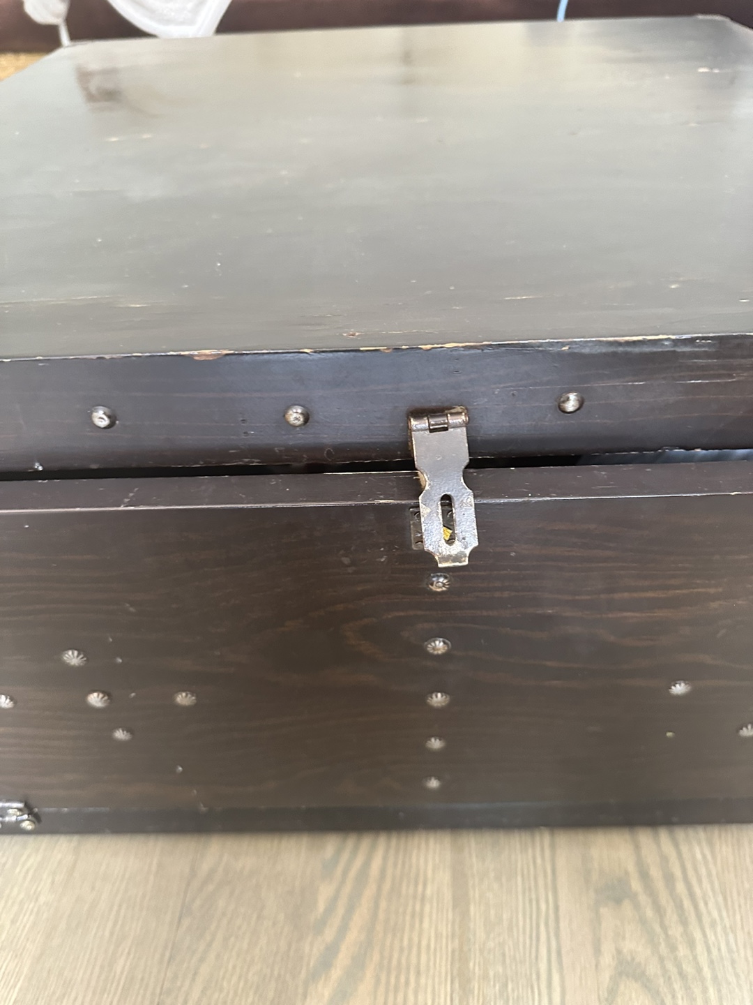 Dark Wooden Trunk - photo 4
