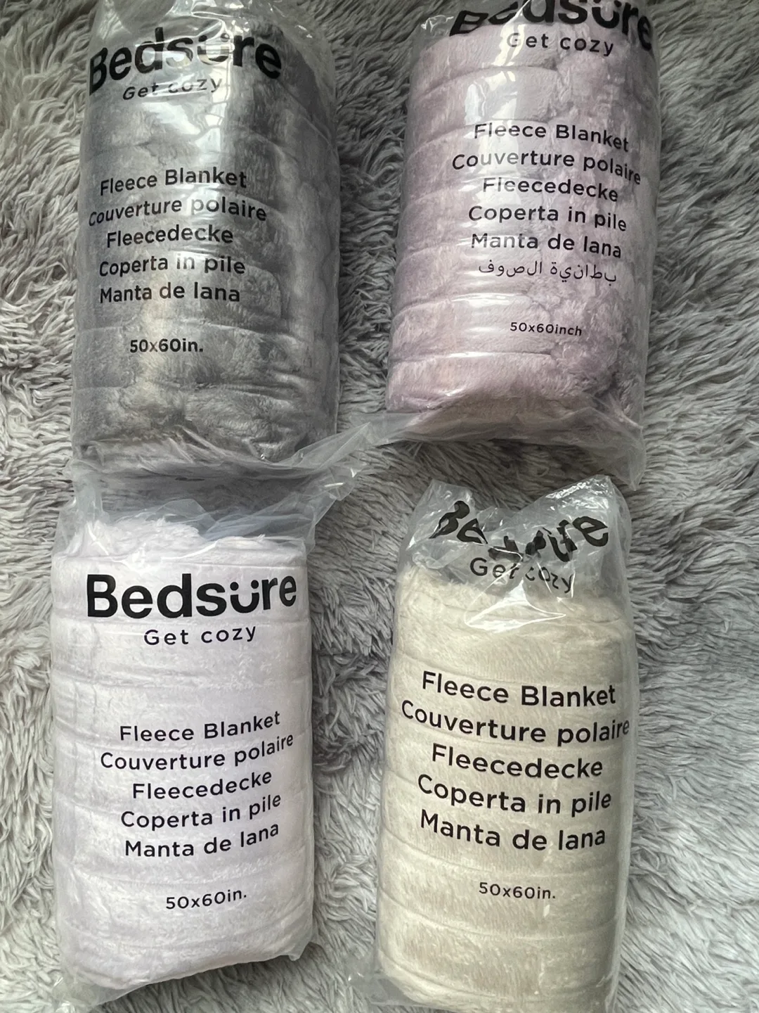 BedSure All Season Throw Blanket 50x60in image indicator(2)