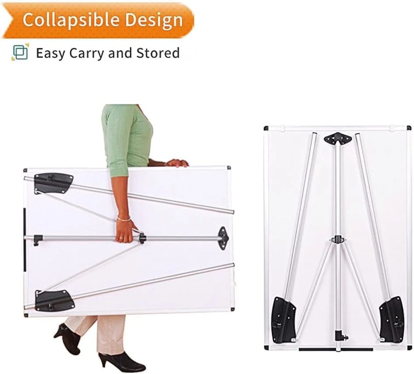 Whiteboard Easel – 36x24" with Flip Chart, Markers & Accessories image indicator(6)