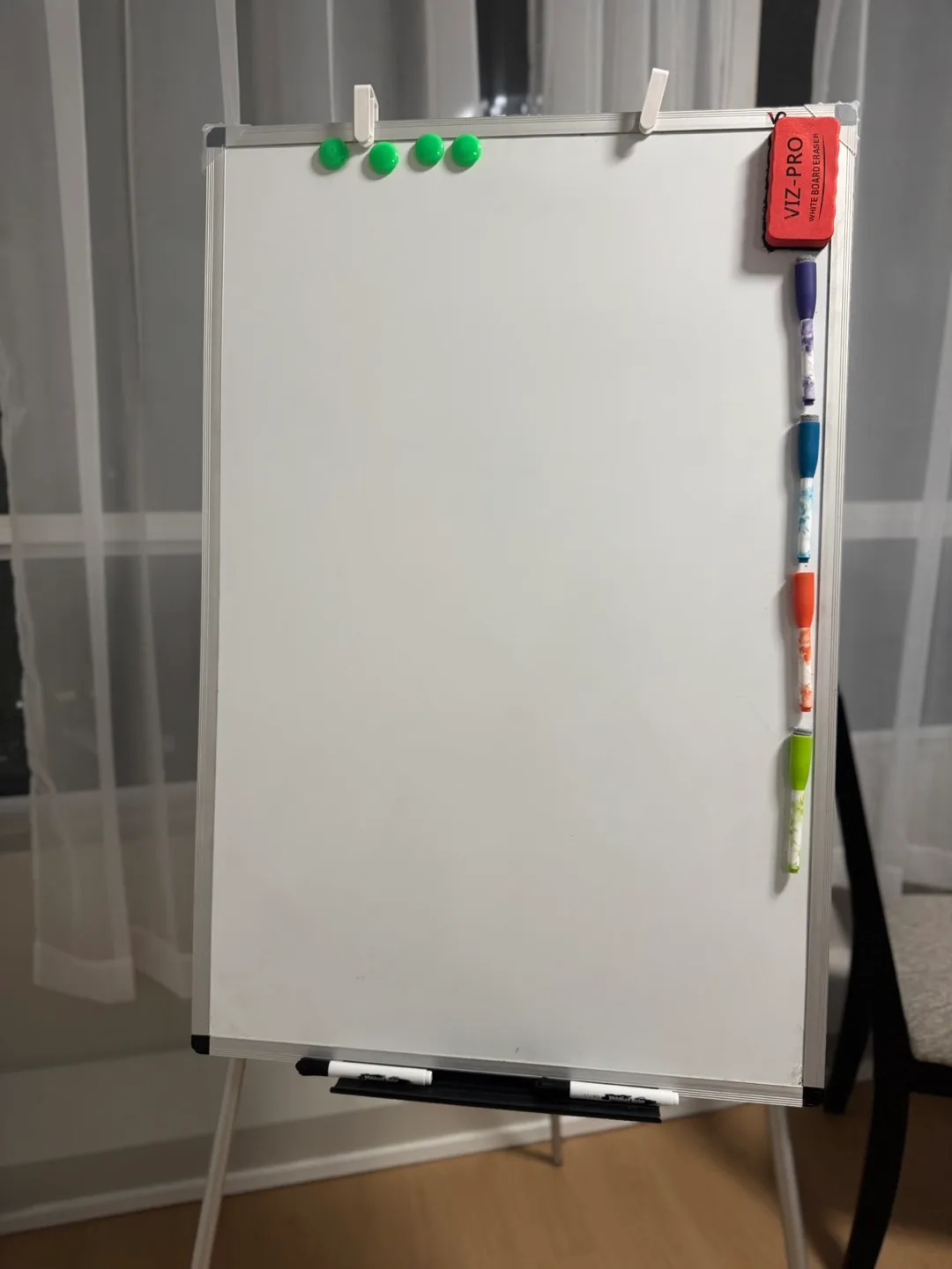 Whiteboard Easel – 36x24" with Flip Chart, Markers & Accessories image indicator(2)