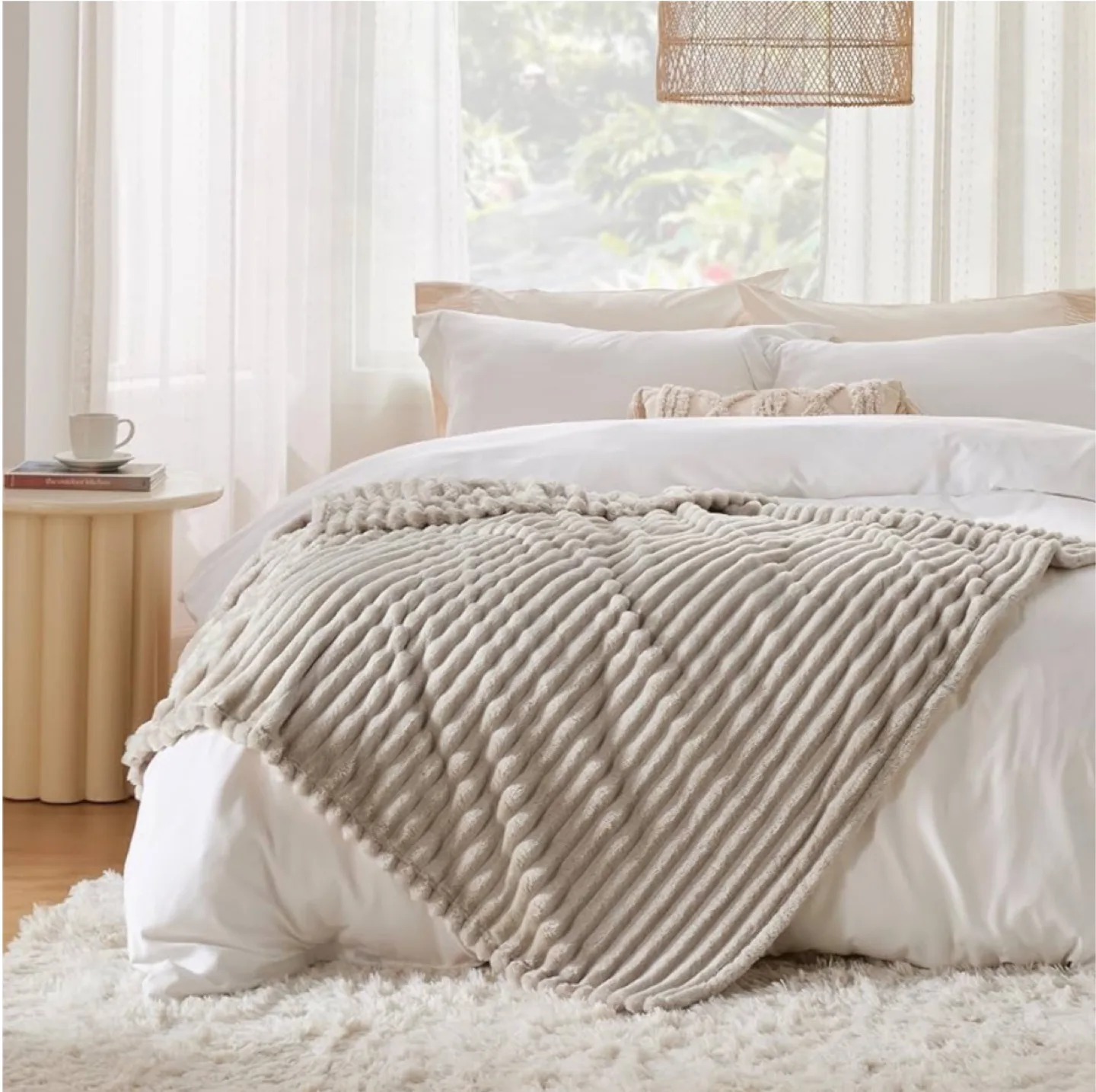 BedSure All Season Throw Blanket 50x60in image indicator(7)