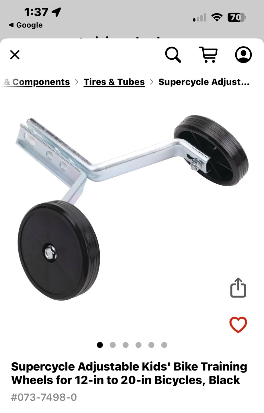 Supercycle Kids' Bike Training Wheels image indicator(2)