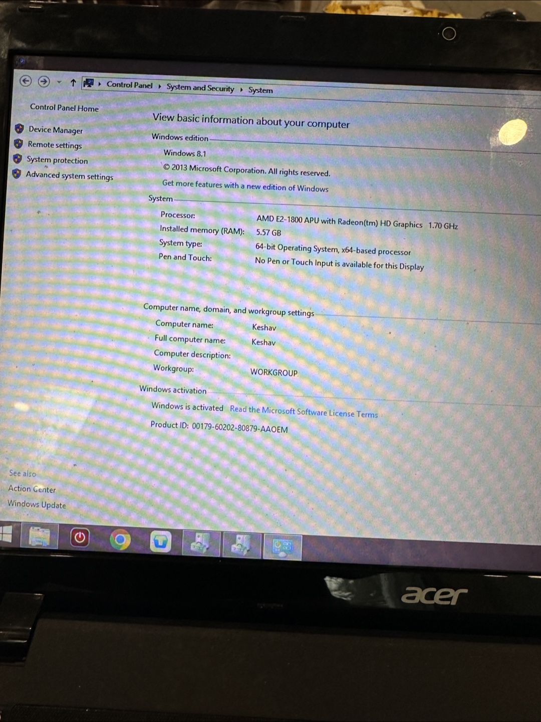 Acer Aspire E1-521-0694 Laptop - photo 5