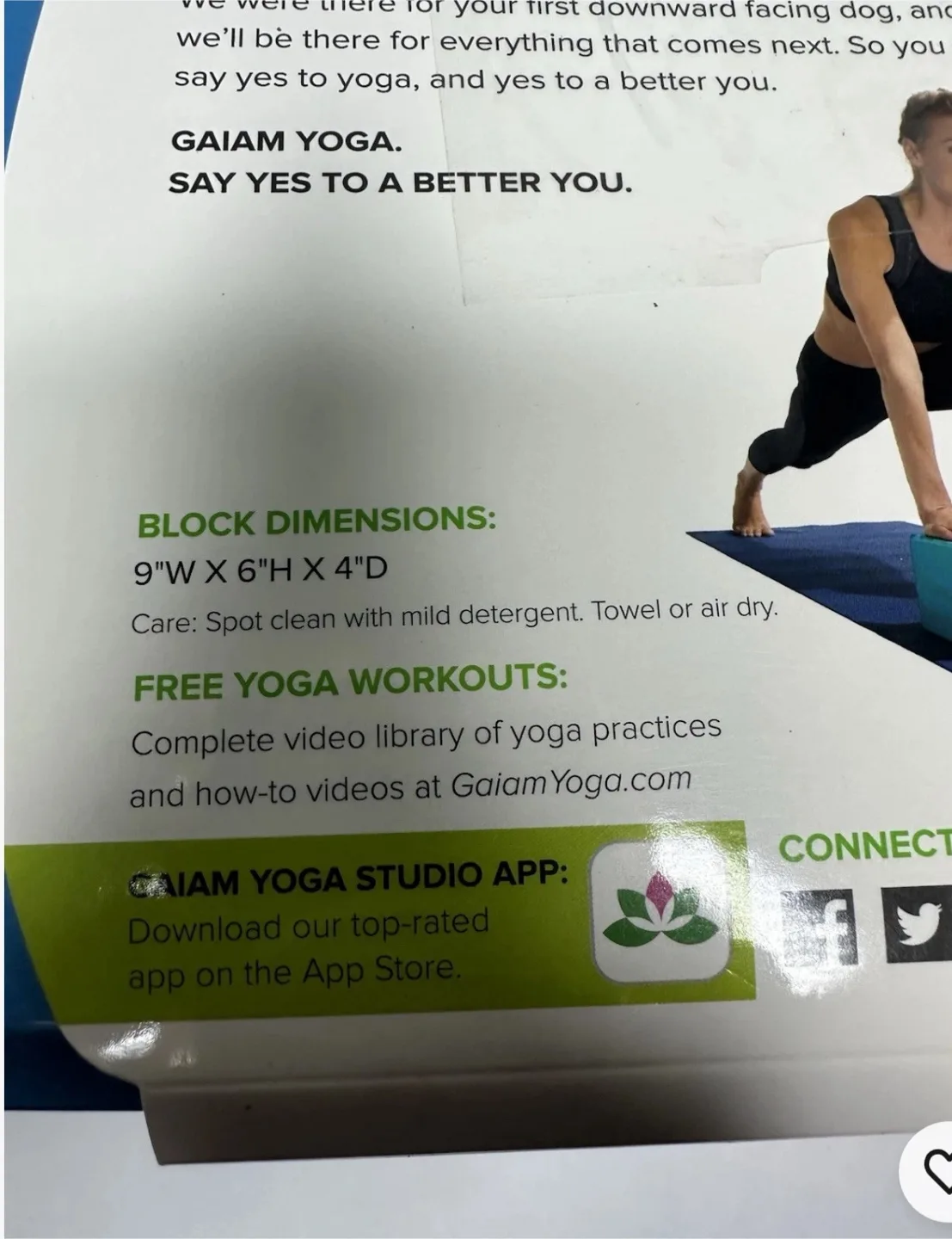 Gaiam Yoga Block Set NEW!! image indicator(3)