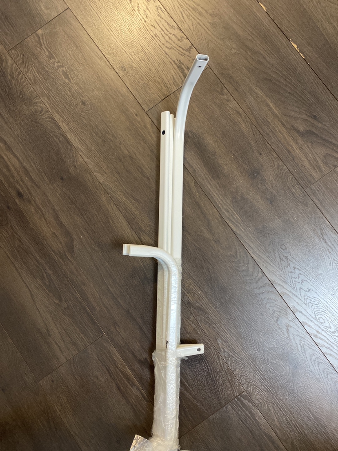 IKEA White Metal Clothing Rack - photo 4